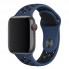 Спортивний ремінець для Apple Watch Nike, 42 мм | 44 мм | 45 мм | 49 мм, колір Midnight Blue & Black