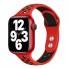 Спортивний ремінець Nike для Apple Watch 42/44/45/49 мм, червоно-чорний