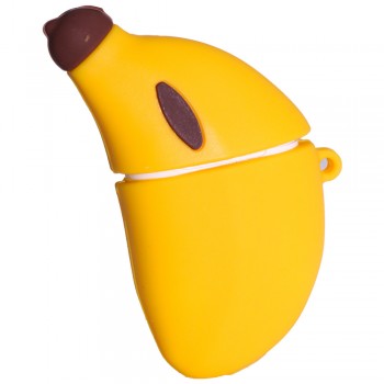 Захисний чохол для AirPods Emoji Series, Банан, силіконовий, милий дизайн