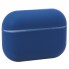 Чехол силиконовый для AirPods Pro темно-синий защита от царапин и ударов