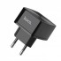 Мережевий зарядний пристрій Hoco C70A QC3.0 18W з кабелем USB-C 1м чорний