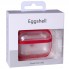 Чехол для AirPods Pro Eggshell PC прозрачный с красной рамкой, кнопка