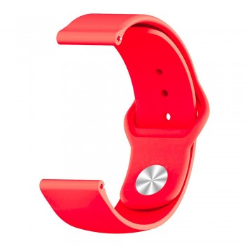 Ремешок Sport Band универсальный 22 mm для AmazFit Stratos/Pace/GTR, Huawei GT2, Samsung Gear S3/S4, Galaxy Active 2, красный