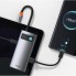 USB-хаб Baseus CAHUB-CY0G Metal Gleam Series USB-C 4 в 1, сірий