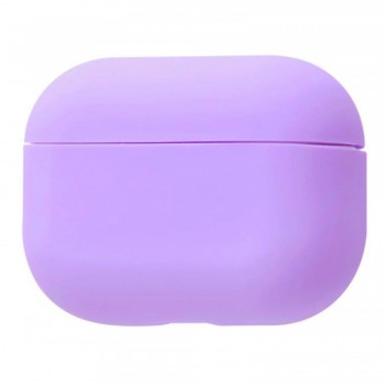 Чохол для AirPods Pro силіконовий фіолетовий матовий захист