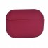 Чохол для AirPods Pro Simple Hibiscus силіконовий матовий малиновий