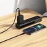 Кабель USB - Lightning Hoco X59, 2,4 А, 1 м, нейлоновая оплётка, чёрный