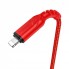 Кабель USB - Lightning Hoco X59, 2,4 А, 1 м, нейлоновая оплётка, чёрный