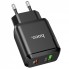 Сетевое зарядное устройство Hoco N5 20W PD QC3.0 черное
