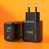 Сетевое зарядное устройство Hoco N5 20W PD QC3.0 черное