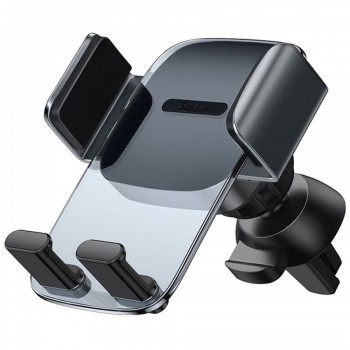 Раздвижной автодержатель для смартфона Baseus SUYK000101 Easy Control Pro на воздуховод, черный