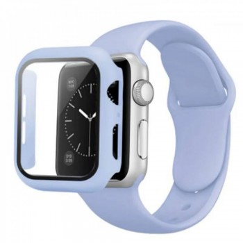 Ремешок Silicon & Glass Apple Watch 41 mm Лавандовый