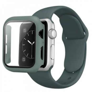 Ремешок Silicon & Glass Apple Watch 41 mm Темно-зеленый