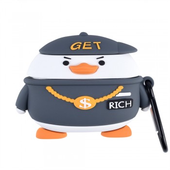Захисний чохол для AirPods Pro Rich Duck Emoji Series Silicon Case