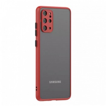 Захисний чохол для Samsung A12 Matte TPU Plastic Case, червоний Захисний чохол для Samsung A12 Matte TPU Plastic Case, червоний