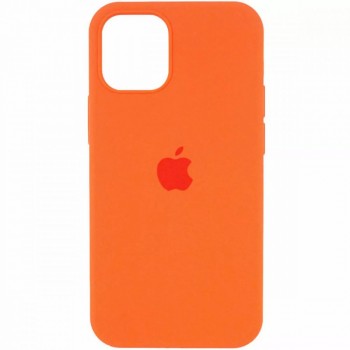 Силиконовый чехол Full Size для iPhone 14 Pro Max 6.7'' Hermes Orange, матовый, противоударный