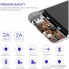 Повербанк Yoobao S10K 10000 мАг чорний, вбудований кабель, компактний