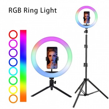 Кольцевая LED лампа Veron RGB 36 см MJ-36
