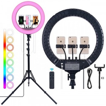 Кільцева LED лампа Veron RGB 45 см MJ-45