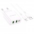 Сетевое зарядное устройство для iPhone Borofone BA70A 20W PD 2 QC3.0 с кабелем Lightning (1m) — белый