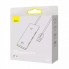 USB-хаб Baseus WKQX0301 Lite Series USB-A на 4×USB 3.0, кабель 1 м, черный