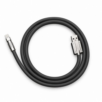 Кабель Lightning 2A для iPhone JK-IOS, 1м, черный Кабель Lightning 2A для iPhone JK-IOS, 1м, черный