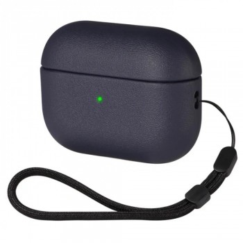 Чохол для AirPods 3 SGP темно-синій силіконовий з ремінцем