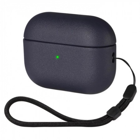 Чохол SGP для AirPods Pro темно-синій силіконовий з ремінцем