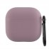 Чехол для AirPods Pro no brand микрофибра с карабином черный