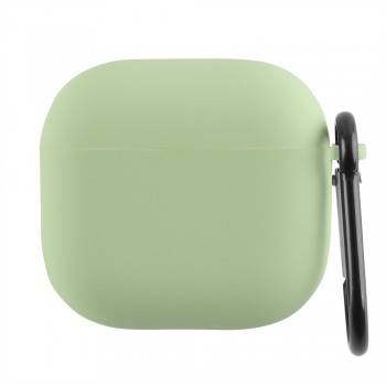 Захисний чохол для AirPods 3 Be Happy Microfiber, світло-зелений, з м'якого мікрофібри, стильний дизайн