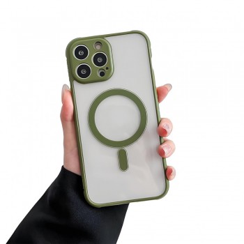 Захисний чохол для iPhone 12 Pro Skin Clear Case з MagSafe, зелений