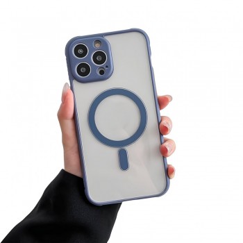 Захисний чохол для iPhone 12 Pro Skin Clear Case з MagSafe, синій