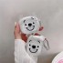 Чехол для AirPods Pro no brand прозрачный силикон Hello Kitty с карабином