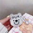 Чохол для AirPods 3 прозорий з карабіном малюнок Вінні Пух силіконовий