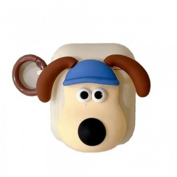 Чохол для AirPods Pro силіконовий Gromit мультяшний дизайн з карабіном