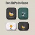 Чохол для AirPods 3 no brand Lovely Astronauts білий силікон космос