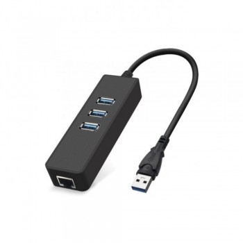USB-хаб Veron USB-C с LAN и 3 USB 3.0 портами