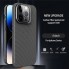 Защитный силиконовый чехол для iPhone 15 Pro, принт карбон, черный
