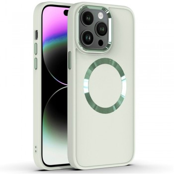 Чехол для смартфона iPhone 15 Plus від компанії Metal Style, з MagSafe, білий, захист від ударів, стильний дизайн