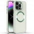 Захисний чохол для iPhone 15 Plus Metal Style з MagSafe, білий
