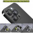 Защитное стекло для камеры Veron для iPhone 15 Pro/15 Pro Max, синее, металлические кольца