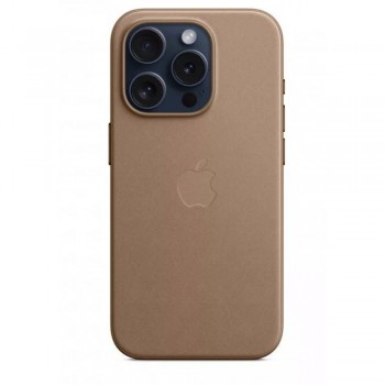 Защитный чехол для iPhone 15 Pro Max Apple Leather Case с MagSafe, Taupe