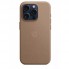 Защитный чехол для iPhone 15 Pro Max Leather Case с MagSafe, Taupe