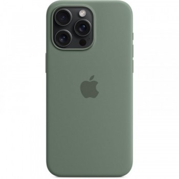 Чохол силіконовий no brand для iPhone 15 Plus MagSafe зелений