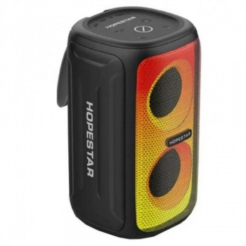 Портативная колонка Hopestar Party 110 Mini Bluetooth 16Вт с подсветкой черная