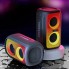 Портативная колонка Hopestar Party 110 Mini Bluetooth 16Вт с подсветкой черная
