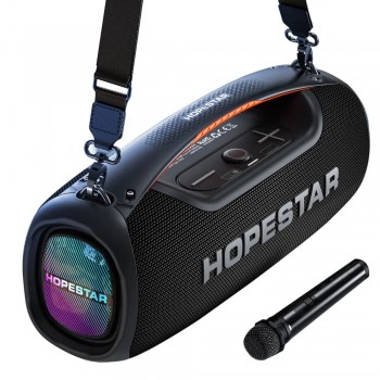Портативная колонка Hopestar A60 100W RGB подсветка микрофон камуфляж