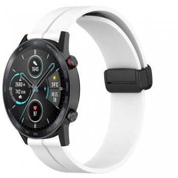 Ремешок Silicone Magic Lock Универсальный White 20 мм