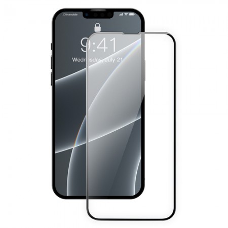 Защитное стекло Ceramic Glass для iPhone X / XS, черное, повышенная прочность, защита от царапин