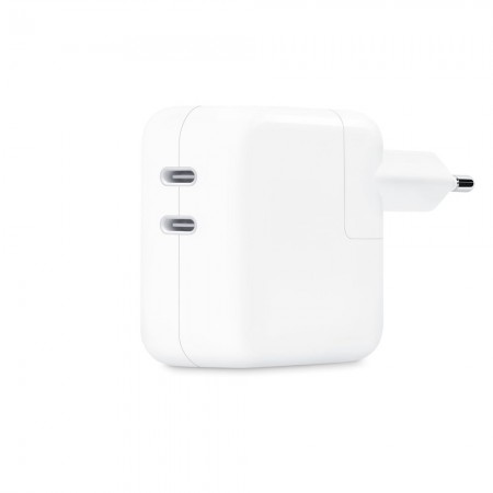 Сетевое зарядное устройство no brand 35W 2xUSB-C компактное быстрое